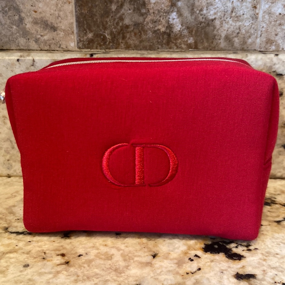 Dior Velvet Trousse Makeup Bag